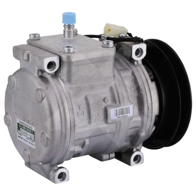 COMPRESSOR, FENDT 600, 700, 750 SERIES 1989-94, DENSO, 10PA15C, 12V, 1A