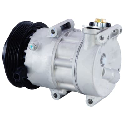 COMPRESSOR, FORD TRANSIT VM 4 CYL 2.4TD 03/06-03/09, S-SERIES (REPL VISTEON), VS16, 7PV, 129MM, VERT