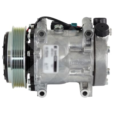COMPRESSOR, FREIGHTLINER, SANDEN, SD7H15, 12V, 6PV, VERT TUBE-O, DIRECT MOUNT
