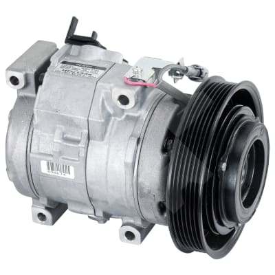 COMPRESSOR, HINO TRUCK 2009, DENSO, 10S15C, 24V, 6PV, WITH SPEED SENSOR