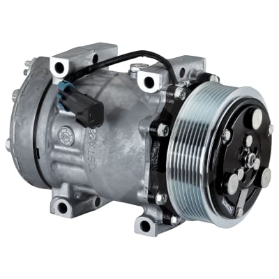 COMPRESSOR, INTERNATIONAL EAGLE, SANDEN, SD7H15, 12V, 8PV, 119MM, REAR PAD, WVA HEAD, DIRECT MOUNT