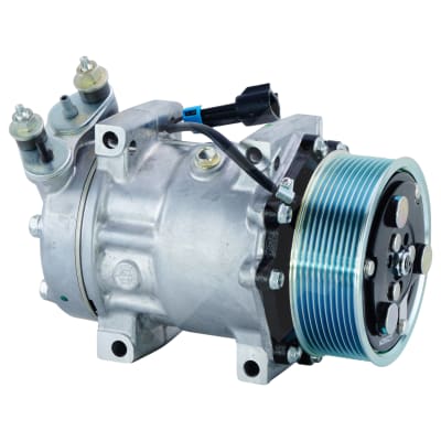 COMPRESSOR, INTERNATIONAL, SANDEN, SD7H15, 12V, 10PV, 119MM, VERT PAD, DIRECT MOUNT