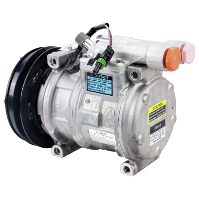 COMPRESSOR, JOHN DEERE AGRICULTURAL, DENSO, 10PA17C, 24V, 1A