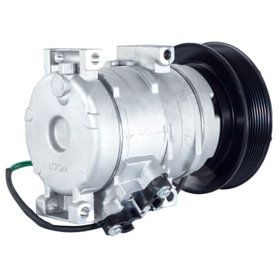 COMPRESSOR, KOMATSU, PC1250-8, DENSO, 10S15V, 24V, 8PV, DIRECT MOUNT.