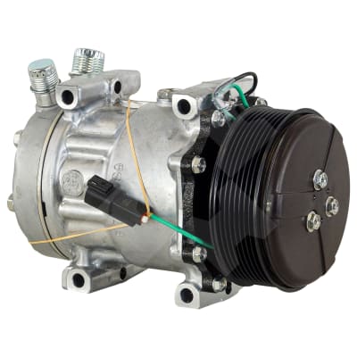 COMPRESSOR, LIEBHERR, SANDEN, 24V, 119MM, 8PV, VERT O-RING, JE HEAD, DIRECT MOUNT