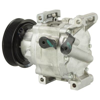 COMPRESSOR, JOHN DEERE TRACTOR, S-SERIES (REPL DENSO), SCSA06C, 12V, 6PV, 104MM, PAD, DIRECT MOUNT