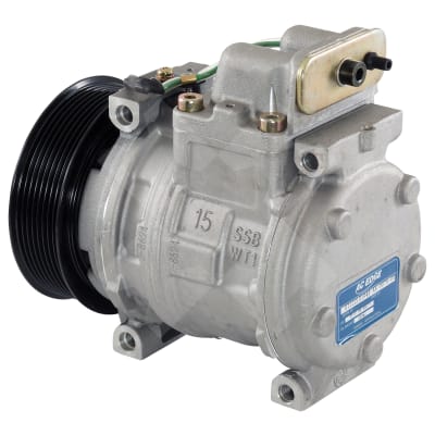 COMPRESSOR, MERCEDES ACTROS, DENSO, 10PA15C, 24V, 8PV, 130MM