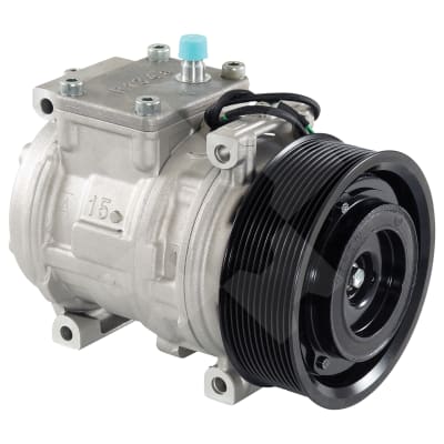 COMPRESSOR, MERCEDES SK-90, DENSO, 10PA15C, 24V, 11PV