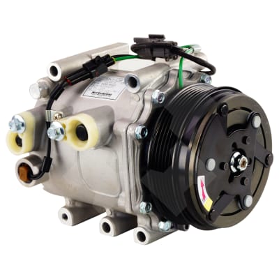COMPRESSOR, MITSUBISHI CANTER, S-SERIES (REPL MITSUBISHI), MSC90TA, 24V, 6PV, 117MM