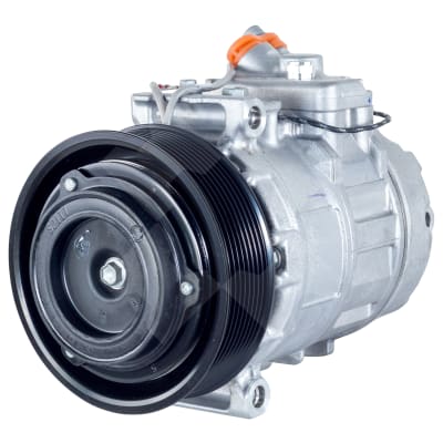 COMPRESSOR, MITSUBISHI FUSO FV, FV500 12.0TD 2012-18, DENSO, 7SBU16C, 24V, 9PV, 130MM