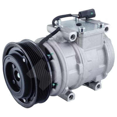 COMPRESSOR, LAND ROVER DEFENDER, DISCOVERY 2 TD5 2.5TD 06/98-04/07, VALEO (REPL. DENSO), 7PV, 125MM