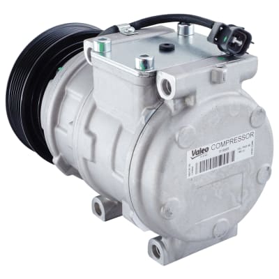 COMPRESSOR, LAND ROVER DEFENDER, DISCOVERY 2 TD5 2.5TD 06/98-04/07, VALEO (REPL. DENSO), 7PV, 125MM
