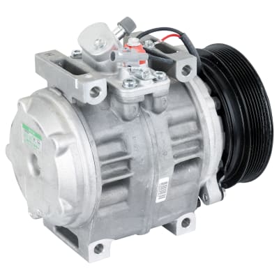 COMPRESSOR, TOYOTA COASTER HZB50, DENSO, 10P30C, 24V, 7PV, R134A