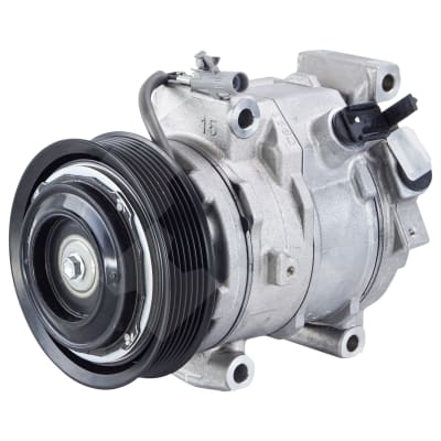 COMPRESSOR, TOYOTA FORTUNER GUN156R 2.8TD 08/15-, DENSO, 10SRE15C, 7PV