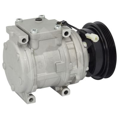 COMPRESSOR, TOYOTA LANDCRUISER HDJ78, HDJ79, HDJ100 6 CYL 4.2TD 08/01-10/07, DENSO, 10PA15L, 4PV, 12