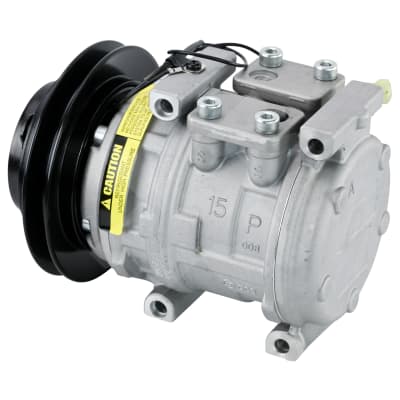 COMPRESSOR, TOYOTA LANDCRUISER HJ73 HJ75 2H 1988-92, S-SERIES (REPL DENSO), 10P15C, 1A