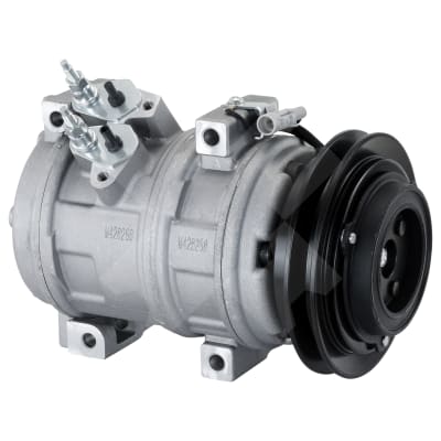 COMPRESSOR, TOYOTA PRADO KZJ120R 1KZ-FE DIESEL 09/02-09/06, DENSO, 10S17C, 1A