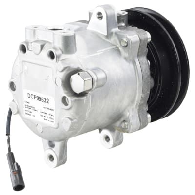 COMPRESSOR, YANMAR EXCAVATOR, KUBOTA, DENSO, SV06E, 12V, 1A