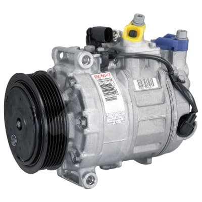 COMPRESSOR, VOLKSWAGEN TOUAREG V6 TDI, DENSO, 7SEU17C, 6PV, 110MM