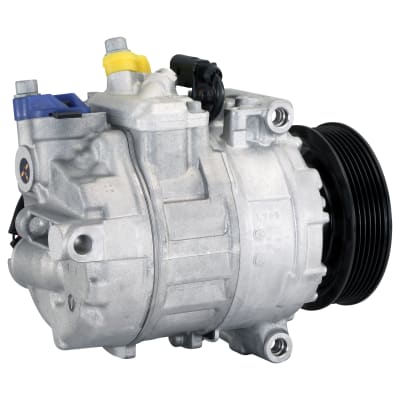 COMPRESSOR, VOLKSWAGEN TOUAREG V6 TDI, DENSO, 7SEU17C, 6PV, 110MM