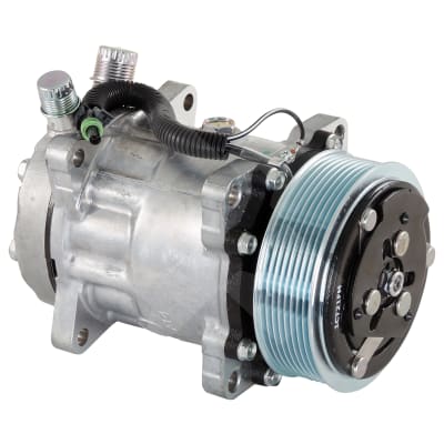 COMPRESSOR, KENWORTH TRUCK, SANDEN, SD7H15, 12V, 8PV, 119MM, JD HEAD