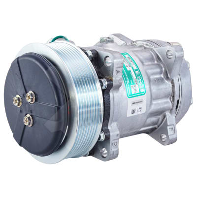 COMPRESSOR, VOLVO TRUCK, SANDEN, SD7H15, 24V, 8PV, 132MM, EAR MOUNT, REAR O-RING