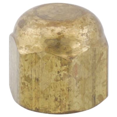 VALVE CAP, R12 DISABLE, 1/4 INCH, BRASS, SCHRADER