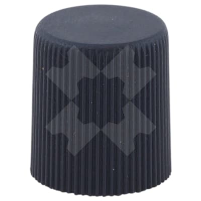 VALVE CAP, M10 X 0.75MM, HIGH SIDE BLACK, PLASTIC