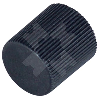 VALVE CAP, EATON, M10 X 0.75MM, DISCHARGE (HIGH SIDE), BLACK (5-PACK)
