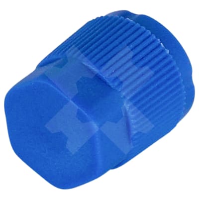 VALVE CAP, R134A, SUCTION, BLUE