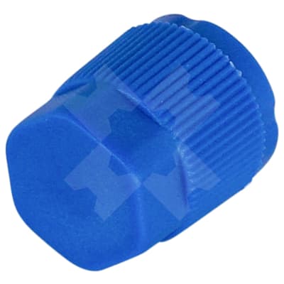 VALVE CAP, R134A, SUCTION, BLUE