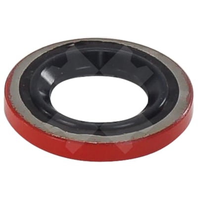 WASHER, COMPRESSOR, SERVICE PAD, PORT SEAL, THICK, RED, GM