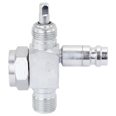 FITTING, COMPRESSOR, CONVERSION, ROTOLOC-MIO #8, BACKSEAT, VERTICAL R134A ACCESS