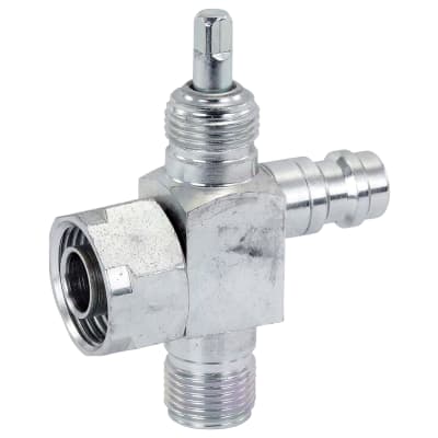 FITTING, COMPRESSOR, CONVERSION, TUBE-O-MIO #8, BACKSEAT, VERTICAL R134A ACCESS