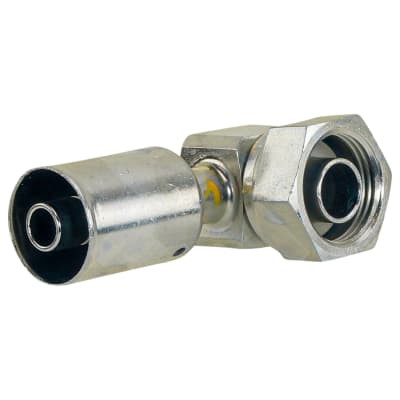 TUBE-0-BEADLOCK, 90 DEG, #8 STEEL, STANDARD