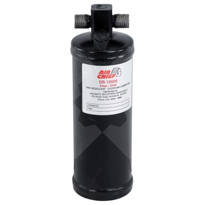 DRIER, OR-OR #6 2-SP, 2 VERTICAL SWITCH PORTS R12/R134A, 200X62, AIR-CHIEF