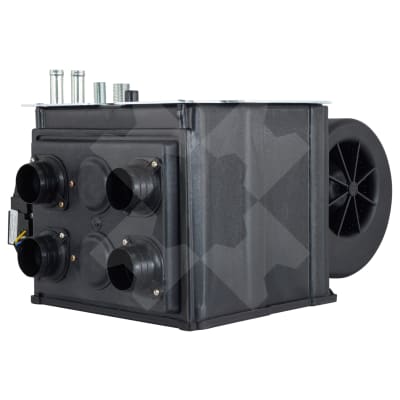 HVAC UNIT ASSEMBLY, MIDI, AUTOCLIMA, 12V, 9.8 KW, UNDERSEAT, WITH HEATER