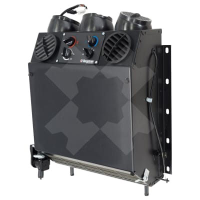 EVAPORATOR UNIT, WALL MOUNT, BERGSTROM KC-550, 12V COOL & HEAT, METAL, BLACK