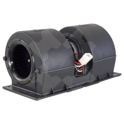 EVAPORATOR BLOWER ASSEMBLY, DUAL, AURORA DRG1200, 24V, 375 X 197 X 178MM, 3-SPD, CASE CONSTRUCTION, INCL RESISTOR KIT WITH WIRING HARNESS