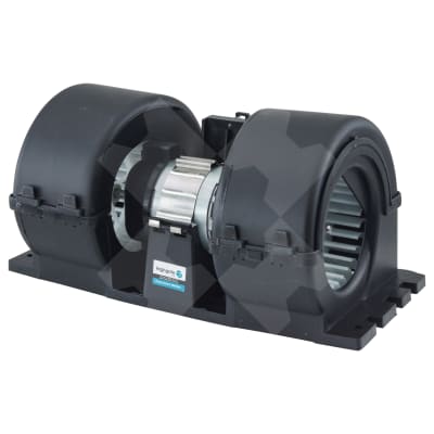 EVAPORATOR BLOWER ASSEMBLY, DUAL, 24V, MAN TRUCK, TG SERIES, 00-07'