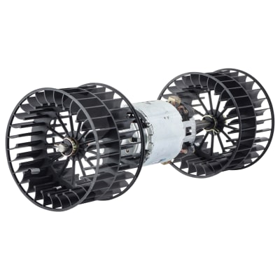 EVAPORATOR BLOWER ASSEMBLY, DUAL, DEUTZ, ALLIS, WITH WHEELS