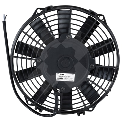 FAN, CONDENSER, SPAL, 24V, 225MM (9 INCH), PULLER, STRAIGHT BLADE, PREMIUM MOTOR