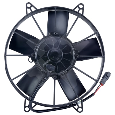 FAN, CONDENSER, SPAL, 24V, 255MM (10 INCH), PULLER, PADDLE BLADE, LONG LIFE MOTOR