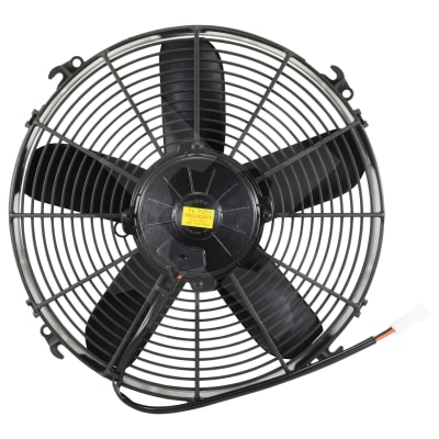 FAN, CONDENSER, SPAL, 24V, 300MM (12 INCH), PULLER, PADDLE BLADE, LONG LIFE MOTOR