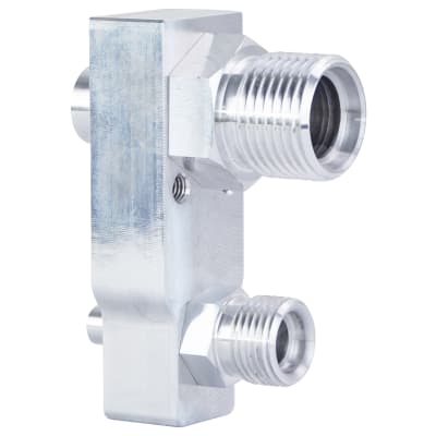 HOSE ADAPTOR, PAD, ALUMINIUM, SUITS KENWORTH TX VALVE VA-49848 ON EVAPORATOR EVC-54420, EVC-54421
