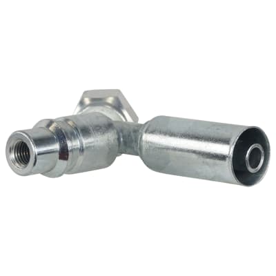 HOSE FITTING, BEADLOCK, FOR, 45 DEG #6, STEEL, R1234YF ACCESS