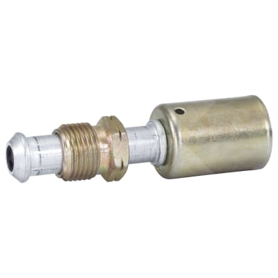 HOSE FITTING, BEADLOCK, MF, STR, #8, ALUMINIUM, STANDARD