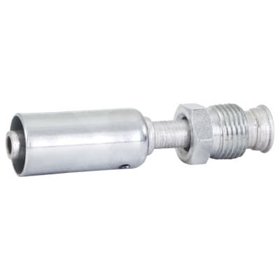 HOSE FITTING, BEADLOCK, MIO, STR, #6, ALUMINIUM, REDUCED