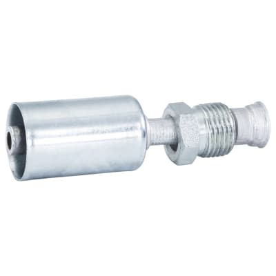 HOSE FITTING, BEADLOCK, MIO, STR, #6, ALUMINIUM, STANDARD