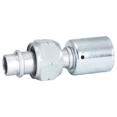HOSE FITTING, BEADLOCK, FOR, STR, M27, #12, ALUMINIUM, STANDARD, METRIC